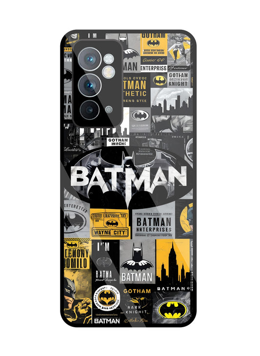 Batman Mashup Glass Case For OnePlus 9RT