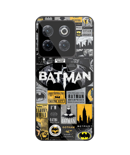 Batman Mashup Glass Case For OnePlus 10T