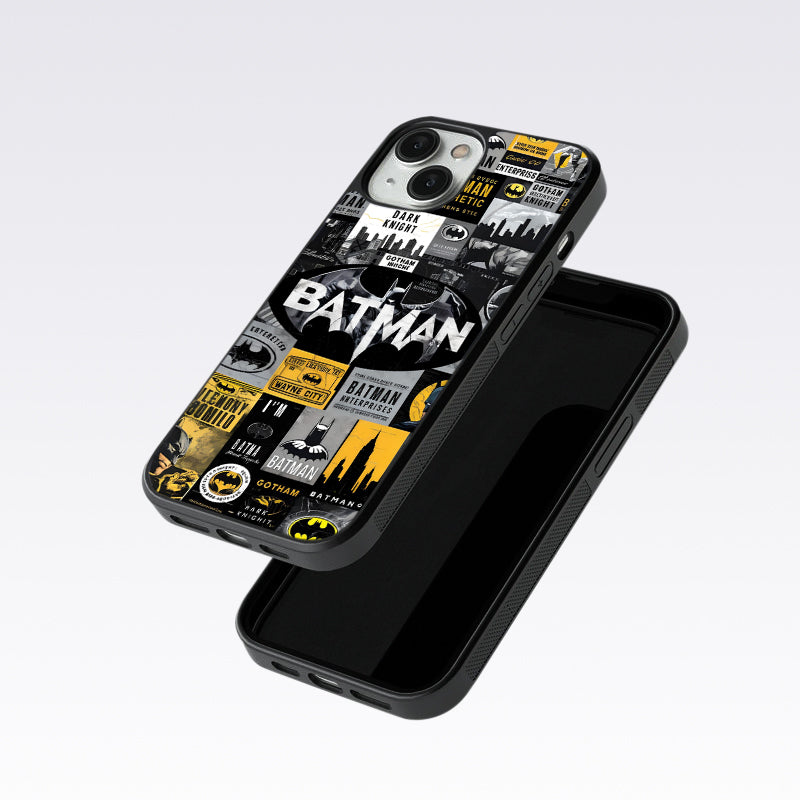 Batman Mashup Glass Case For OnePlus 12R