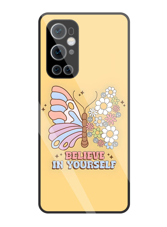 Believe In Yourself Glass Case For OnePlus 9 Pro