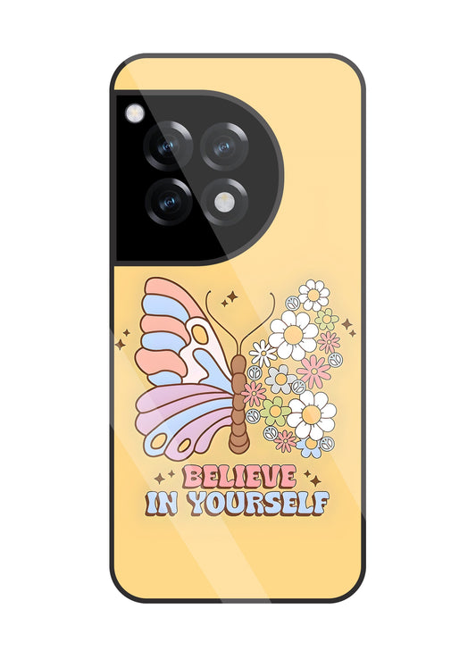 Believe In Yourself Glass Case For OnePlus 12R