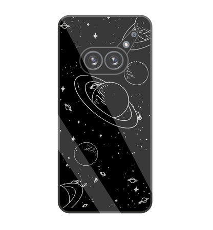 Black & White Space  Glass Case For Nothing Phone 2A