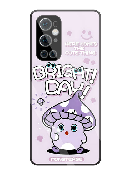 Bright Day Purple Monster Glass Case For OnePlus 9 Pro
