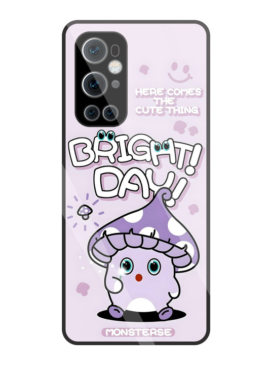 Bright Day Purple Monster Glass Case For OnePlus 9 Pro