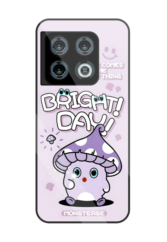 Bright Day Purple Monster Glass Case For OnePlus 10 Pro