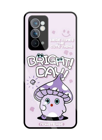 Bright Day Purple Monster Glass Case For OnePlus 9RT