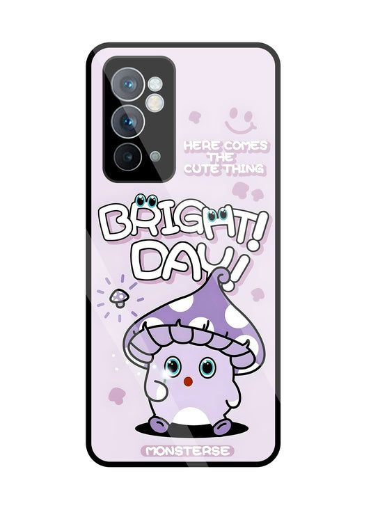 Bright Day Purple Monster Glass Case For OnePlus 9RT