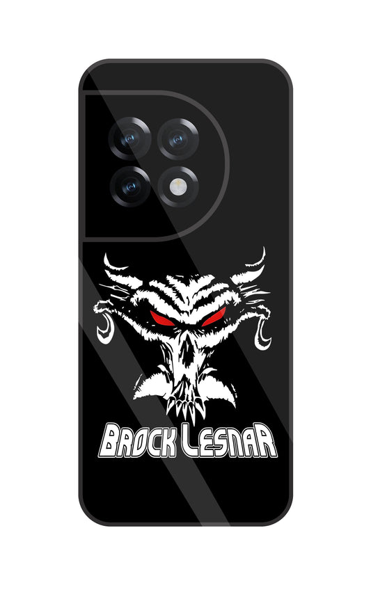 Brock Lesnar WWE Glass Case For OnePlus 11R