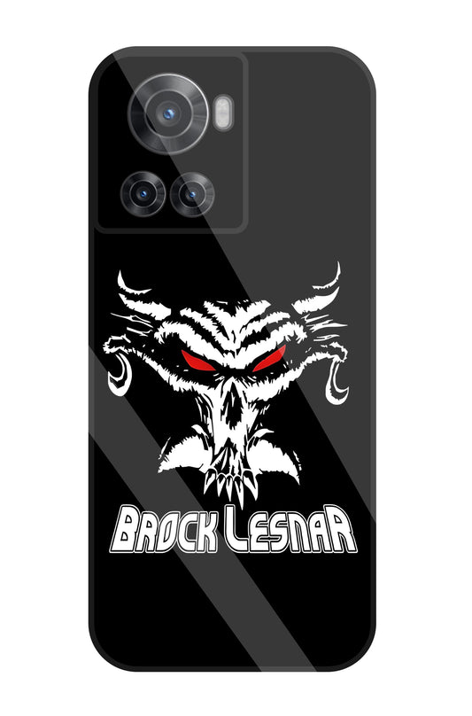 Brock Lesnar WWE Glass Case For OnePlus 10R