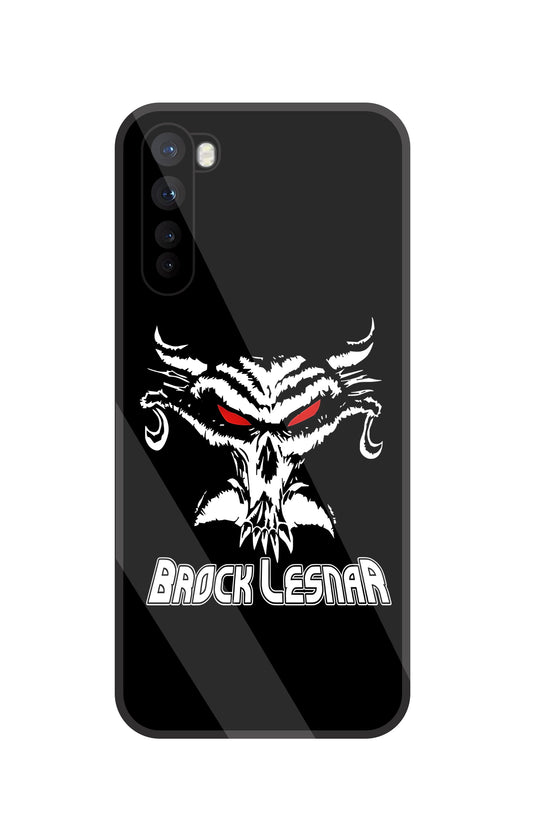Brock Lesnar WWE Glass Case For OnePlus Nord