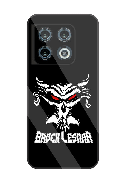 Brock Lesnar WWE Glass Case For OnePlus 10 Pro