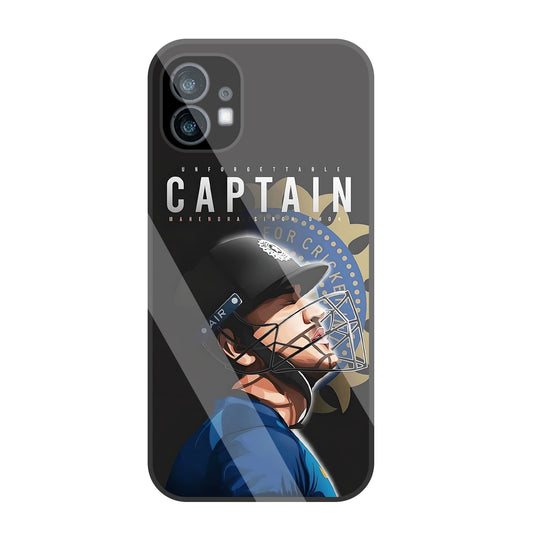 Captain MS Dhoni Glass Case For Nothing Phone 1