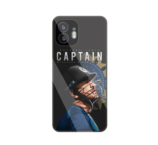 Captain MS Dhoni Glass Case For Nothing Phone 2