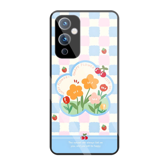 Cherry Blossom  Glass Case For OnePlus 9