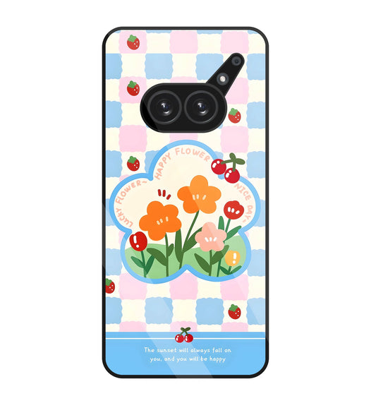 Cherry Blossom Glass Case For Nothing Phone 2A