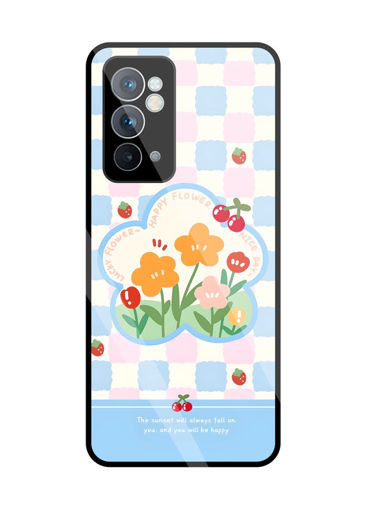 Cherry Blossom  Glass Case For OnePlus 9RT