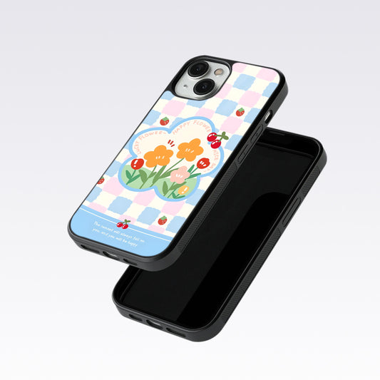 Cherry Blossom Glass Case For OnePlus Nord