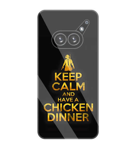 Chicken Dinner Glass Case For Nothing Phone 2A