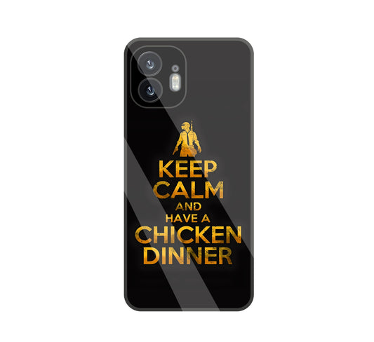 Chicken Dinner Glass Case For Nothing Phone 2