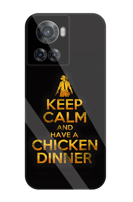 Chicken Dinner Glass Case For OnePlus 10R