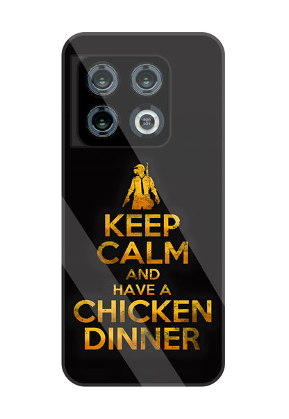 Chicken Dinner Glass Case For OnePlus 10 Pro