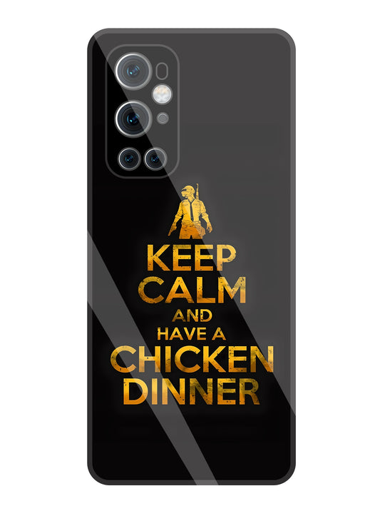 Chicken Dinner Glass Case For OnePlus 9 Pro