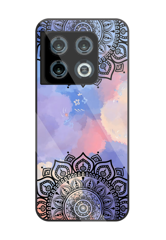Colorful Mandala Pattern glass Case For OnePlus 10 Pro