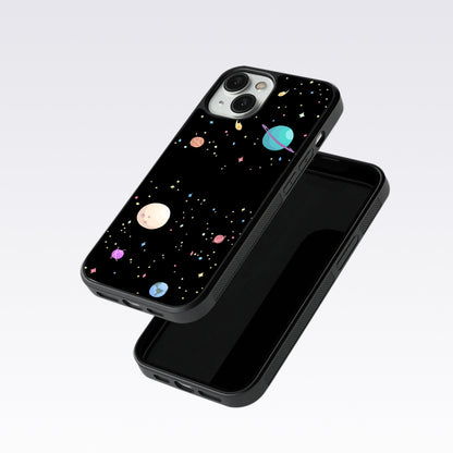 Colorful Space Glass Case For OnePlus 10 Pro