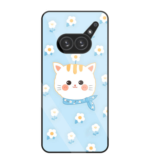 Cute Kitten Glass Case For Nothing Phone 2A