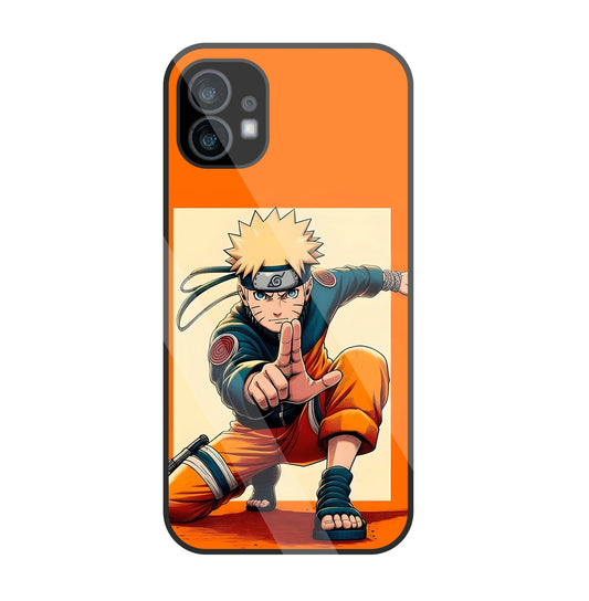 Cute Naruto Glass Case For Nothing Phone 1