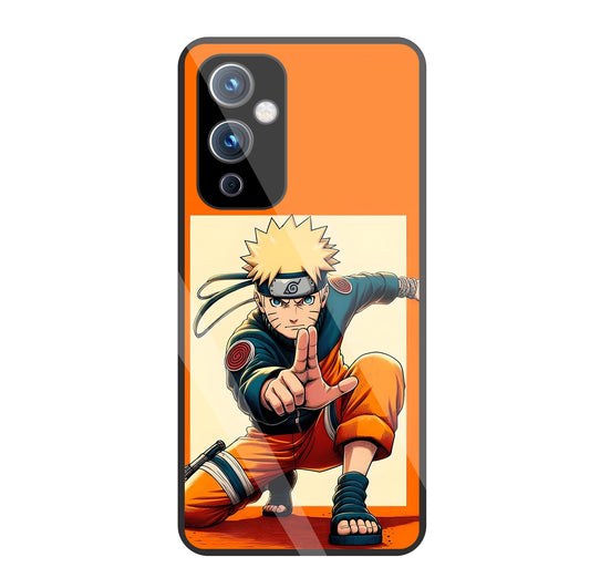Cute Naruto Glass Case For OnePlus 9