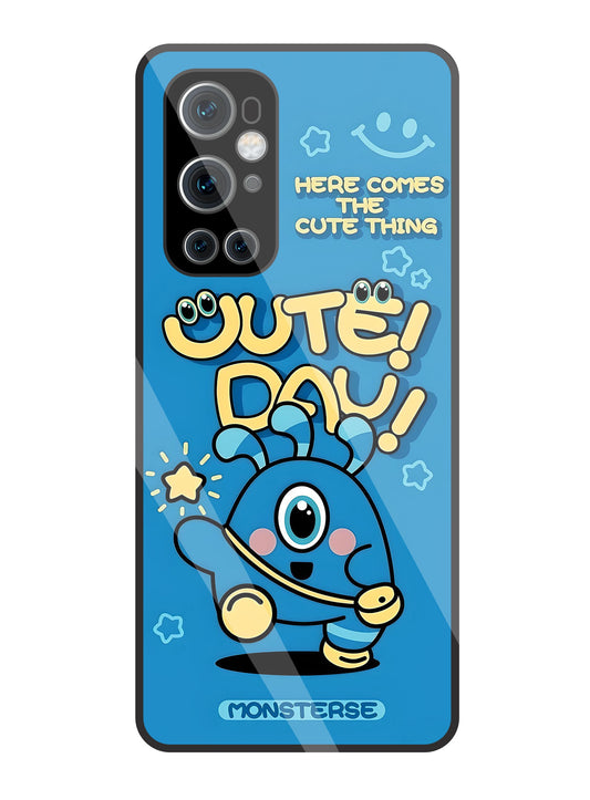 Cute Day! Monsterse Blue Glass Case For OnePlus 9 Pro
