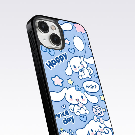 Cute Puppy Girl glass Case For Nothing Phone 2