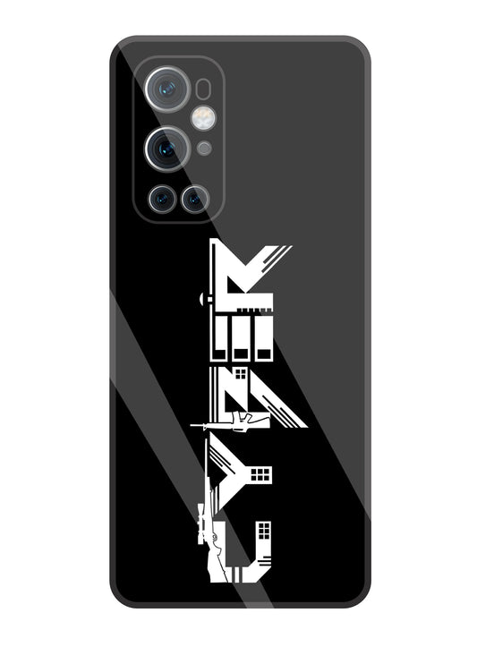 Cyber Gun Glass Case For OnePlus 9 Pro