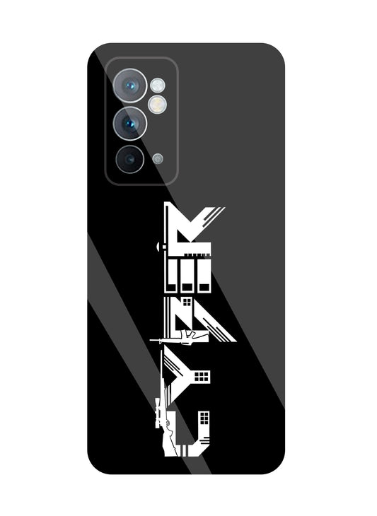 Cyber Gun Glass Case For OnePlus 9RT