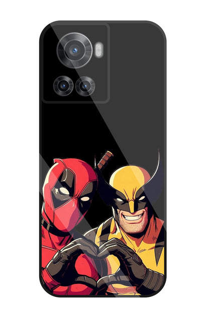 Deadpool & Wolverine Glass Case For OnePlus 10R