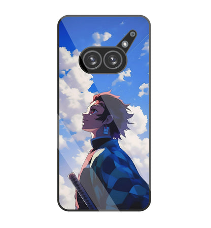 Demon Slayer-Tanjiro Kamado Glass Case For Nothing Phone 2A