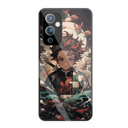 Demon Slayer Glass Case For OnePlus 9