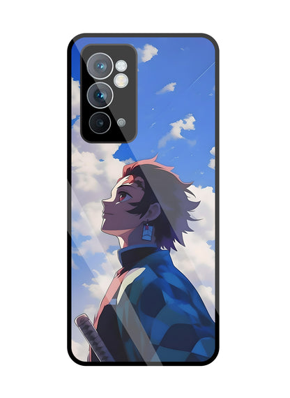 Demon Slayer-Tanjiro Kamado Glass Case For OnePlus 9RT
