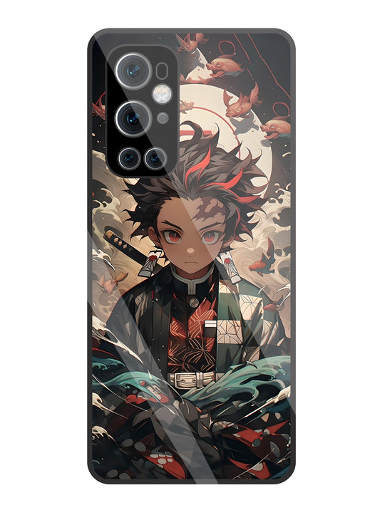 Demon Slayer Glass Case For OnePlus 9 Pro