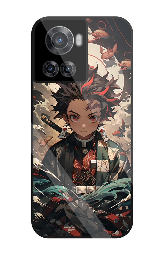 Demon Slayer Glass Case For OnePlus 10R
