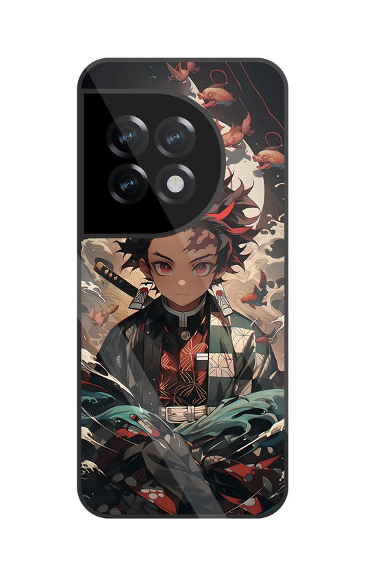 Demon Slayer Glass Case For OnePlus 11R