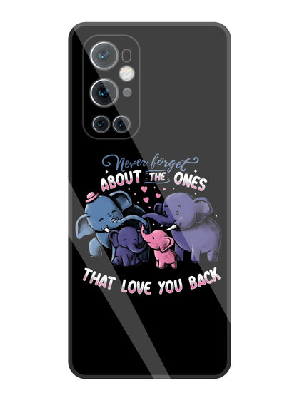 Elephant Family Glass Case For OnePlus 9 Pro