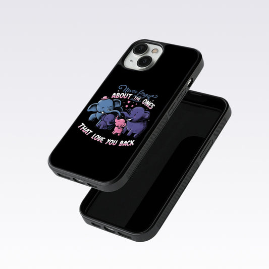 Elephant Family Glass Case For OnePlus Nord