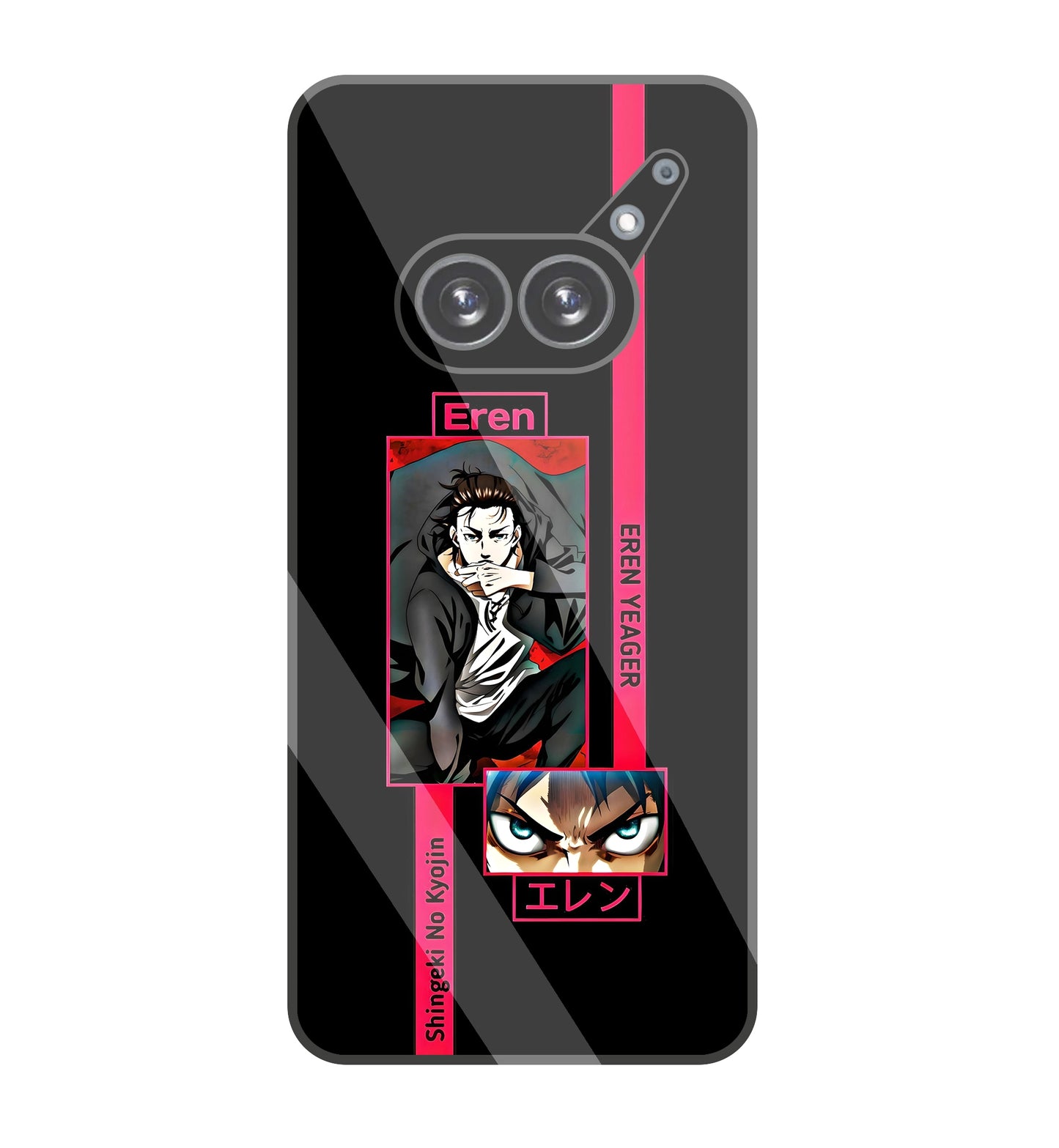 Eren Anime Glass Case For Nothing Phone 2A