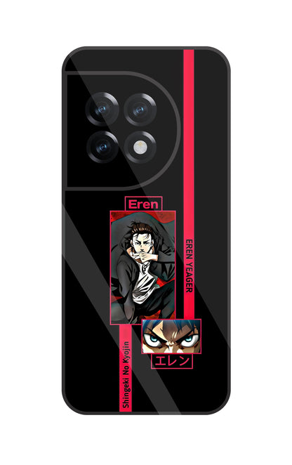 Eren Anime Glass Case For OnePlus 11R