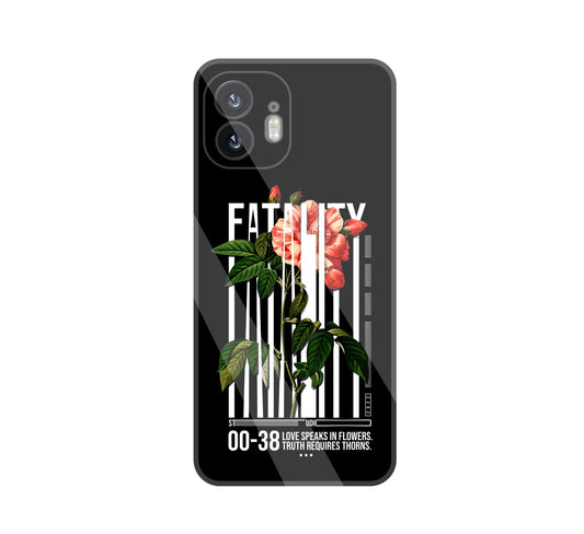 Fatality Flower glass Case For Nothing Phone 2