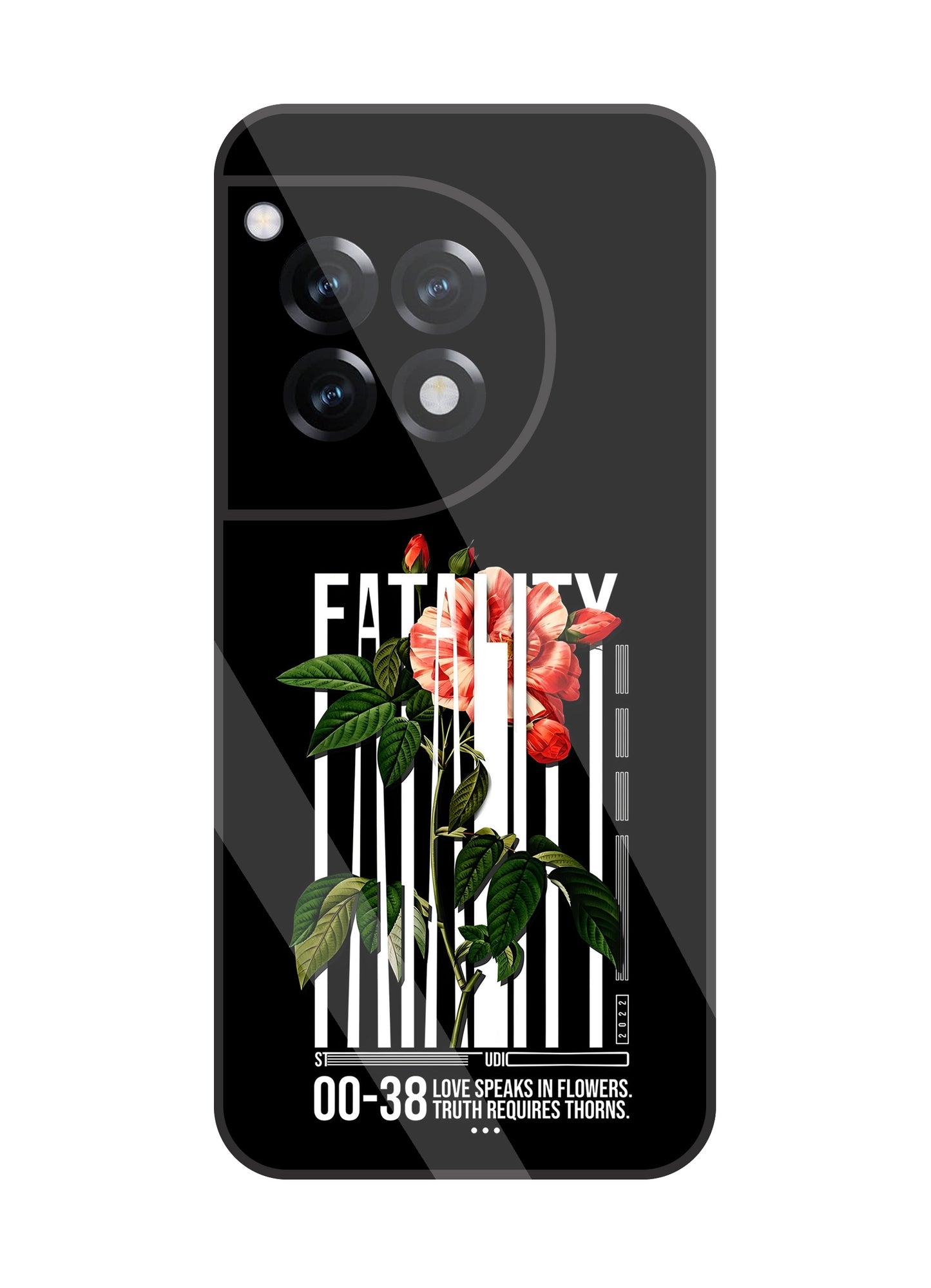 Fatality Flower Glass Case For OnePlus 12R