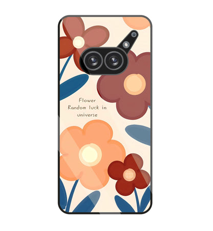 Flower Random Luck Glass Case For Nothing Phone 2A