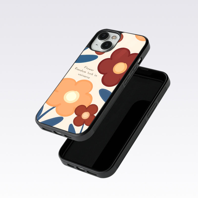 Flower Random Luck Glass Case For Nothing Phone 1